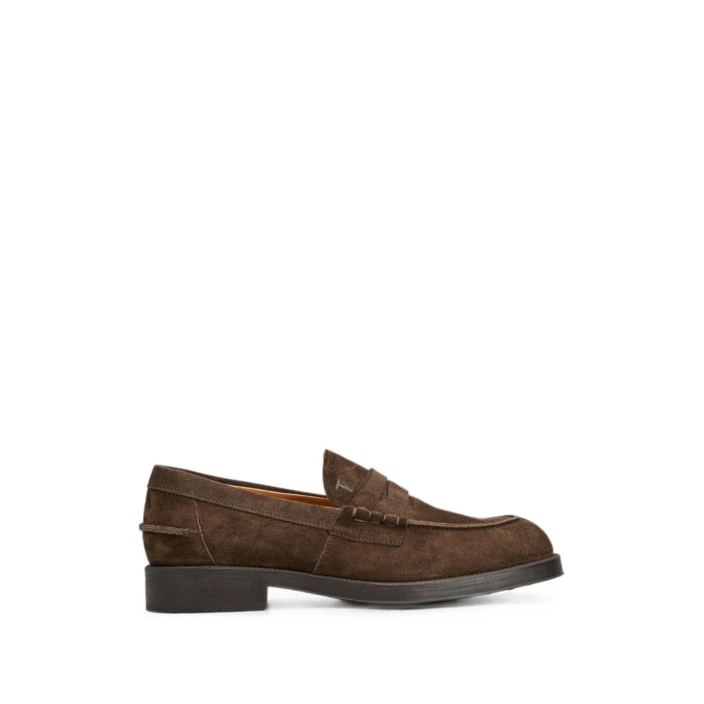 Tod's Suede Penny Loafers