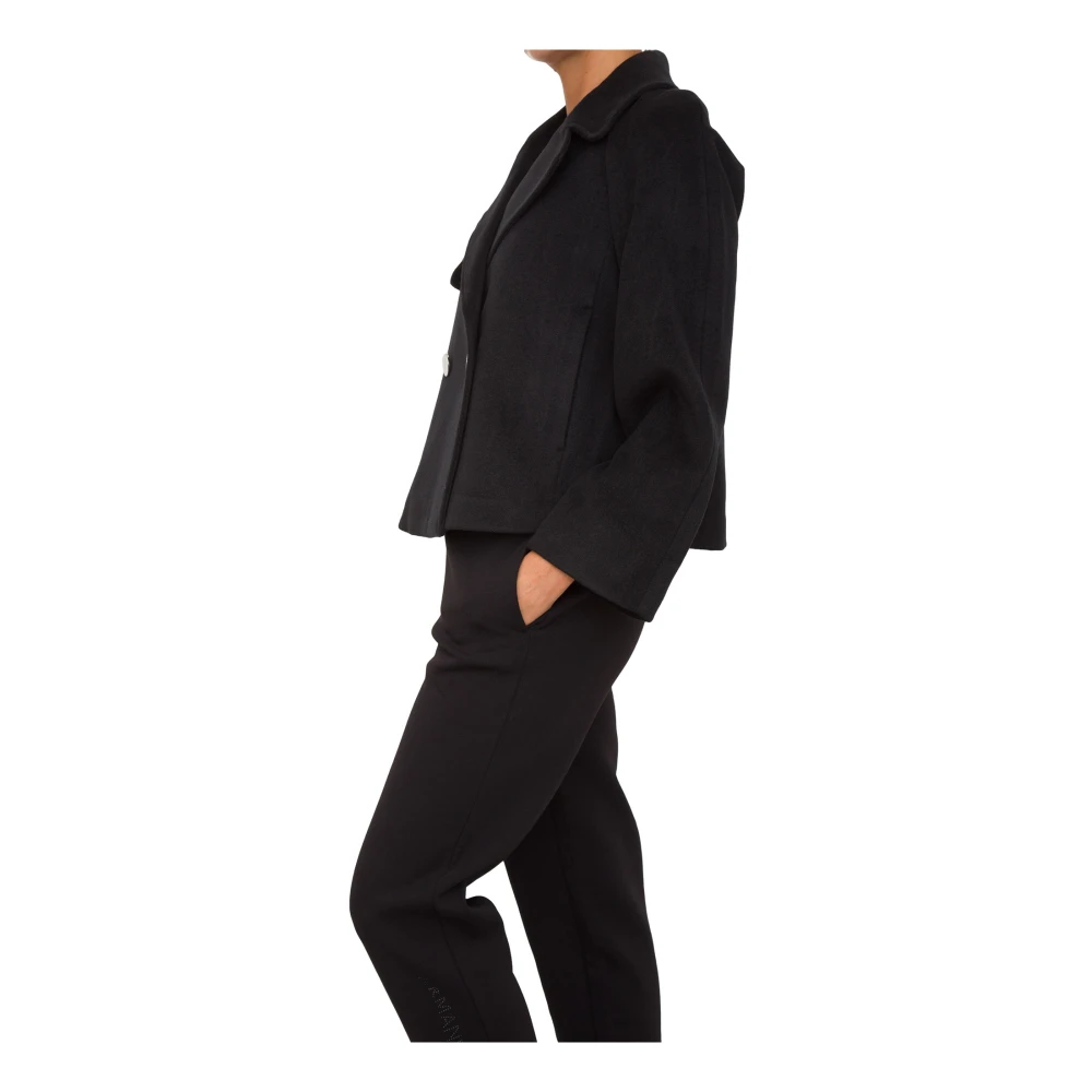 Armani Exchange Zwarte Blouson Jas Black Dames