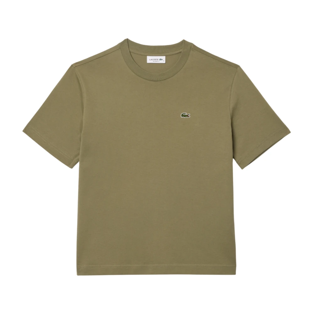 Lacoste Bruine T-shirts en Polos Tf7215Bmy Brown Dames