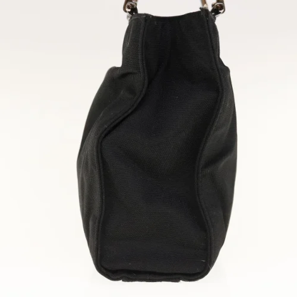 Gucci Vintage Pre-owned Nylon handbags Black Dames