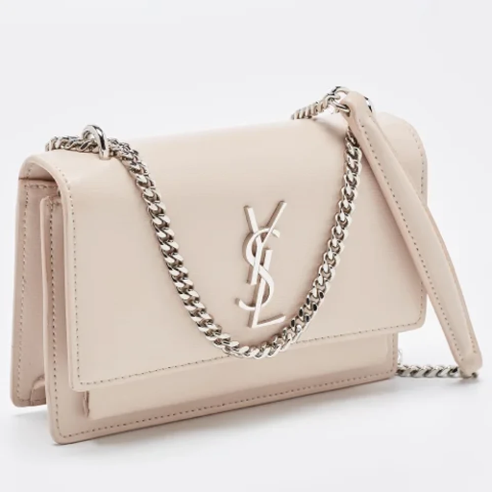 Yves Saint Laurent Vintage Pre-owned Leather wallets Pink Dames