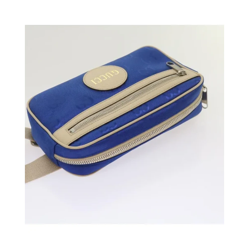 Gucci Vintage Pre-owned Nylon gucci-bags Blue Dames