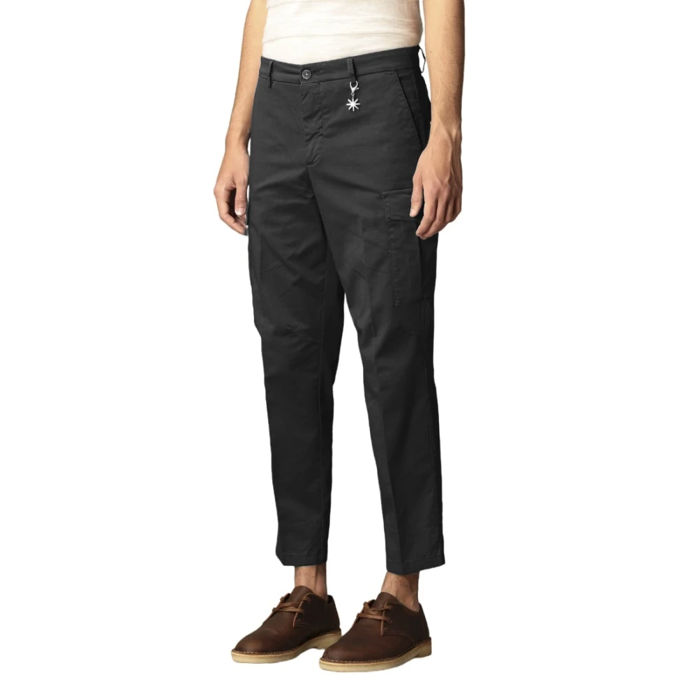 Manuel Ritz Heren Casual Broeken Black Heren