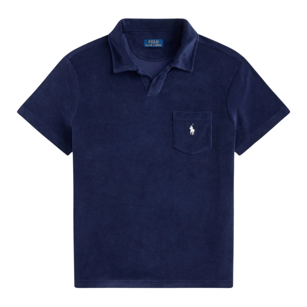 Ralph Lauren Men's Blue Polo Shirts, M, Terry Polo
