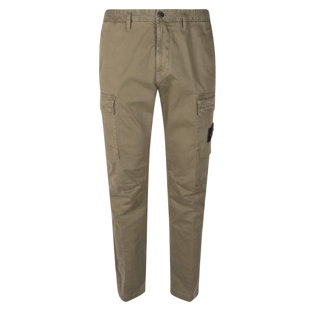 Stone Island Men's Green Chinos, W33, Chinos
