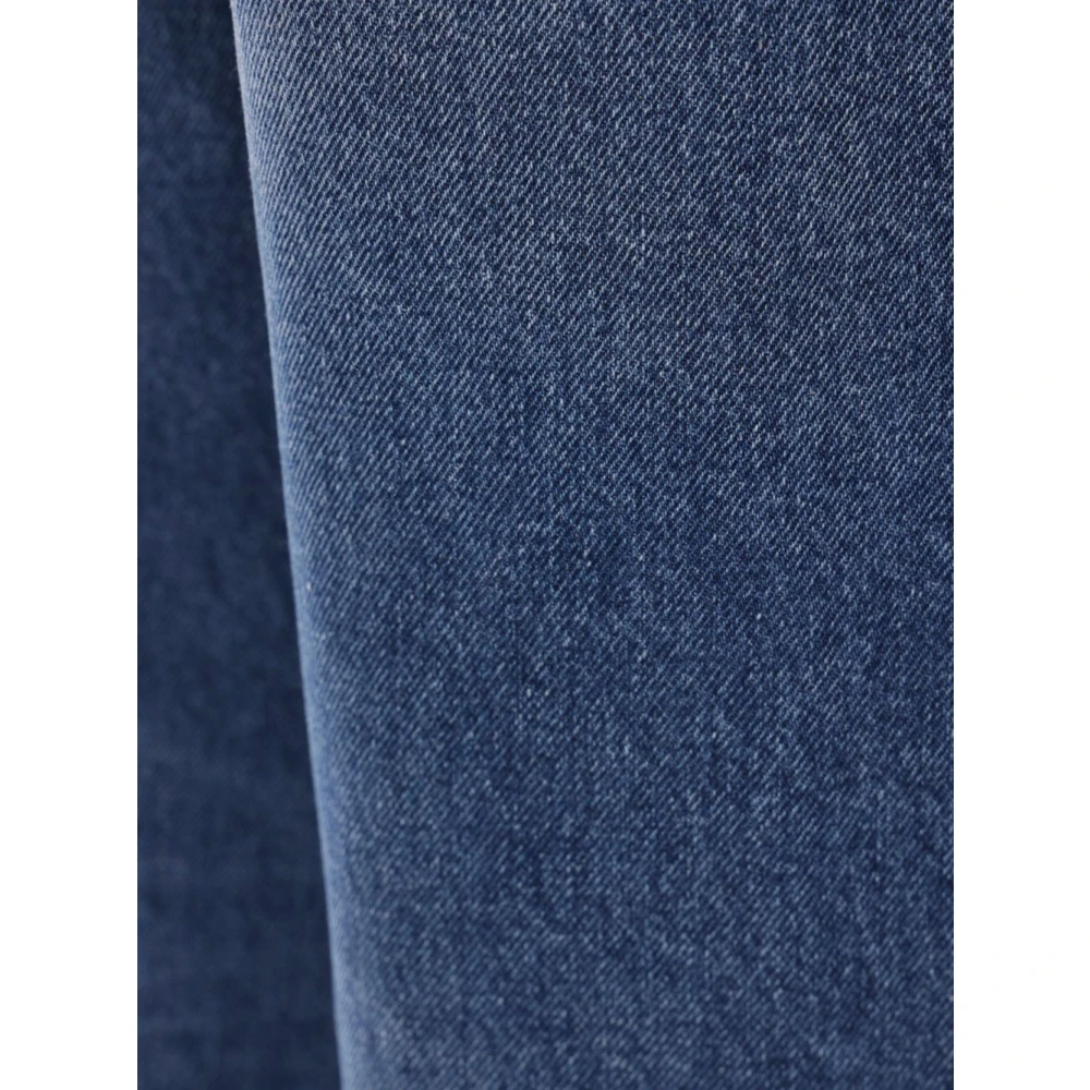 Haikure Wide Leg Denim Jeans Blue Dames