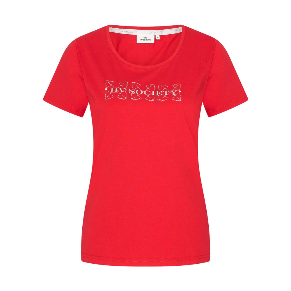HV Polo Korte Mouw Top Dalan Red Dames