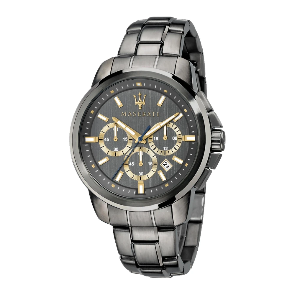 Maserati Men's Black Watch Successo 44 Mm Bracelet Stainless Steel R8873621007 - Watches - One Size - Accessories