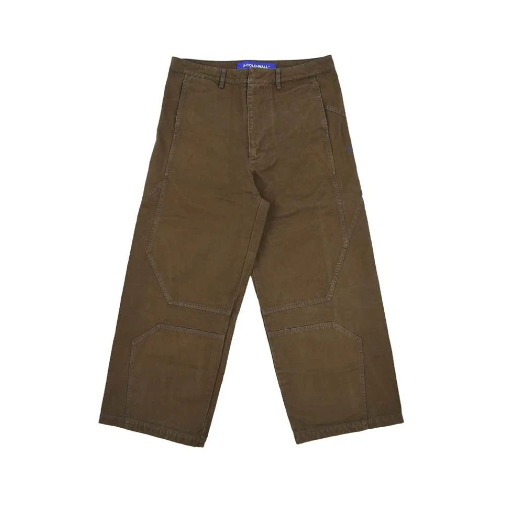 A-Cold-Wall Bruine Wijde Pijp Structuur Broek Brown Heren