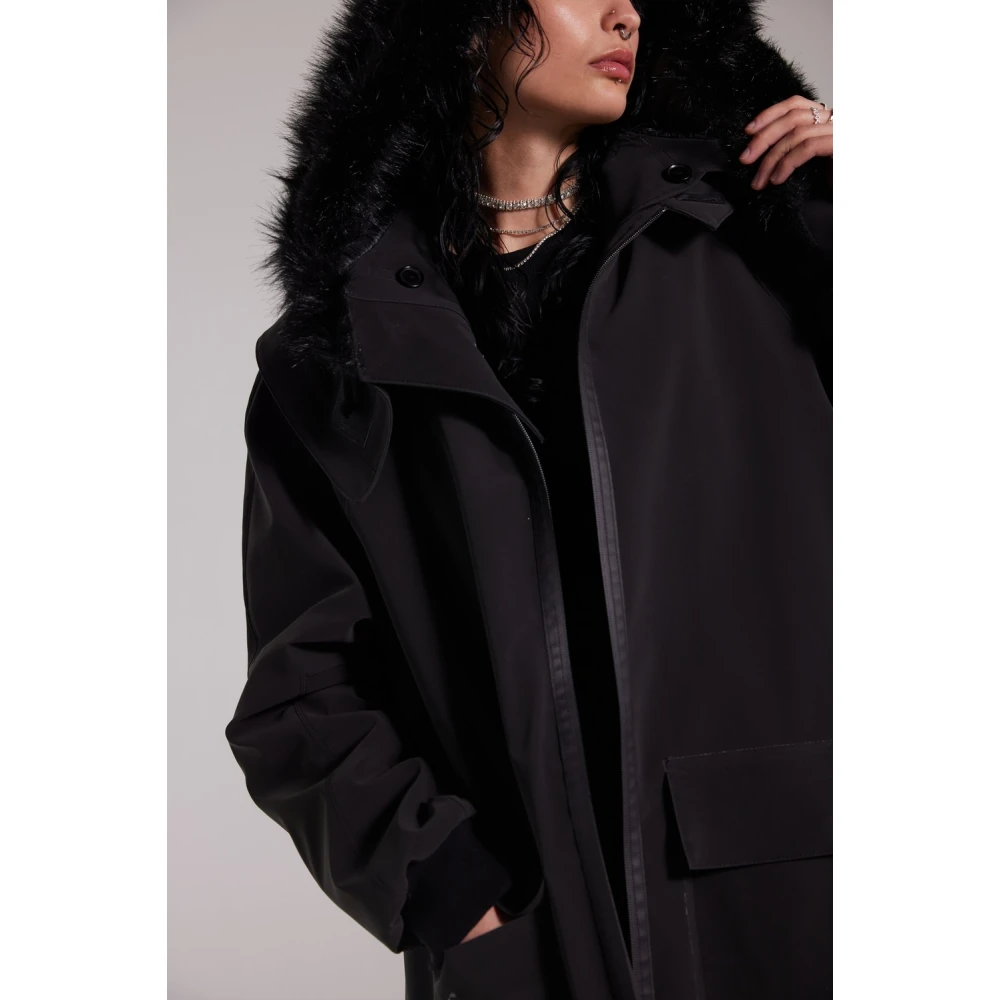 Stutterheim Waterdichte Fishtail Parka voor Vrouwen Black Dames