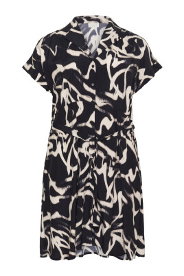 robe-chemise-noire-lignes-naturelles
