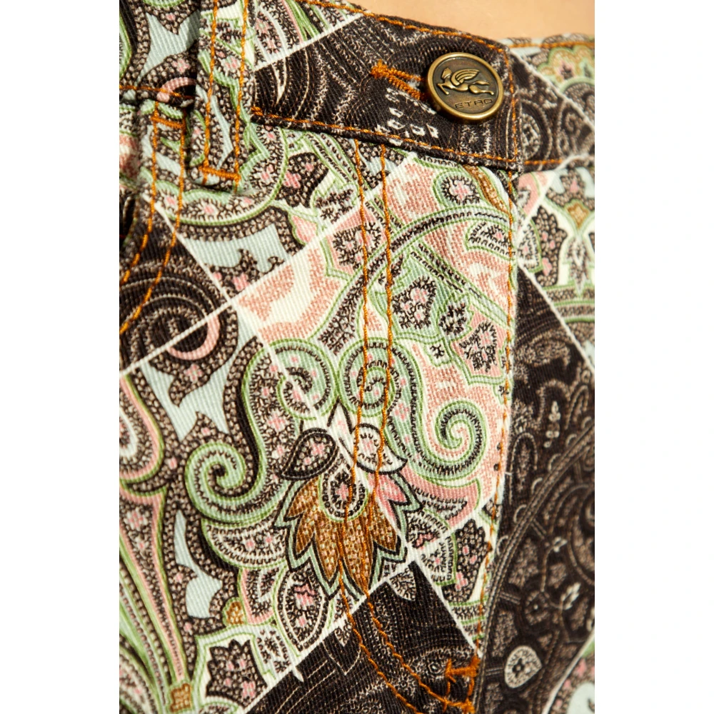 ETRO Gestreepte jeans door Multicolor Dames