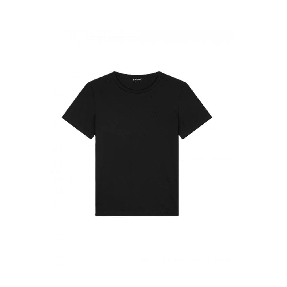 Dondup Katoenen T-shirt Black Heren