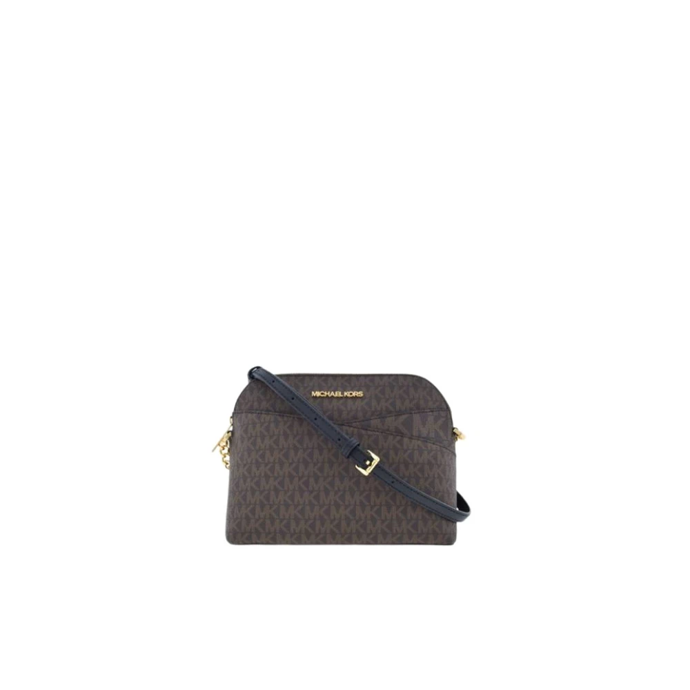 Brun Dome Jet Set Crossbody Veske