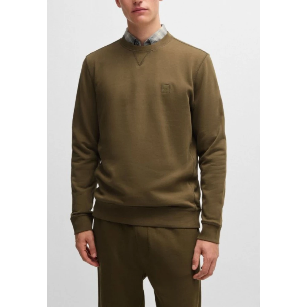 Hugo Boss Heren Westart Sweatshirt Green Heren