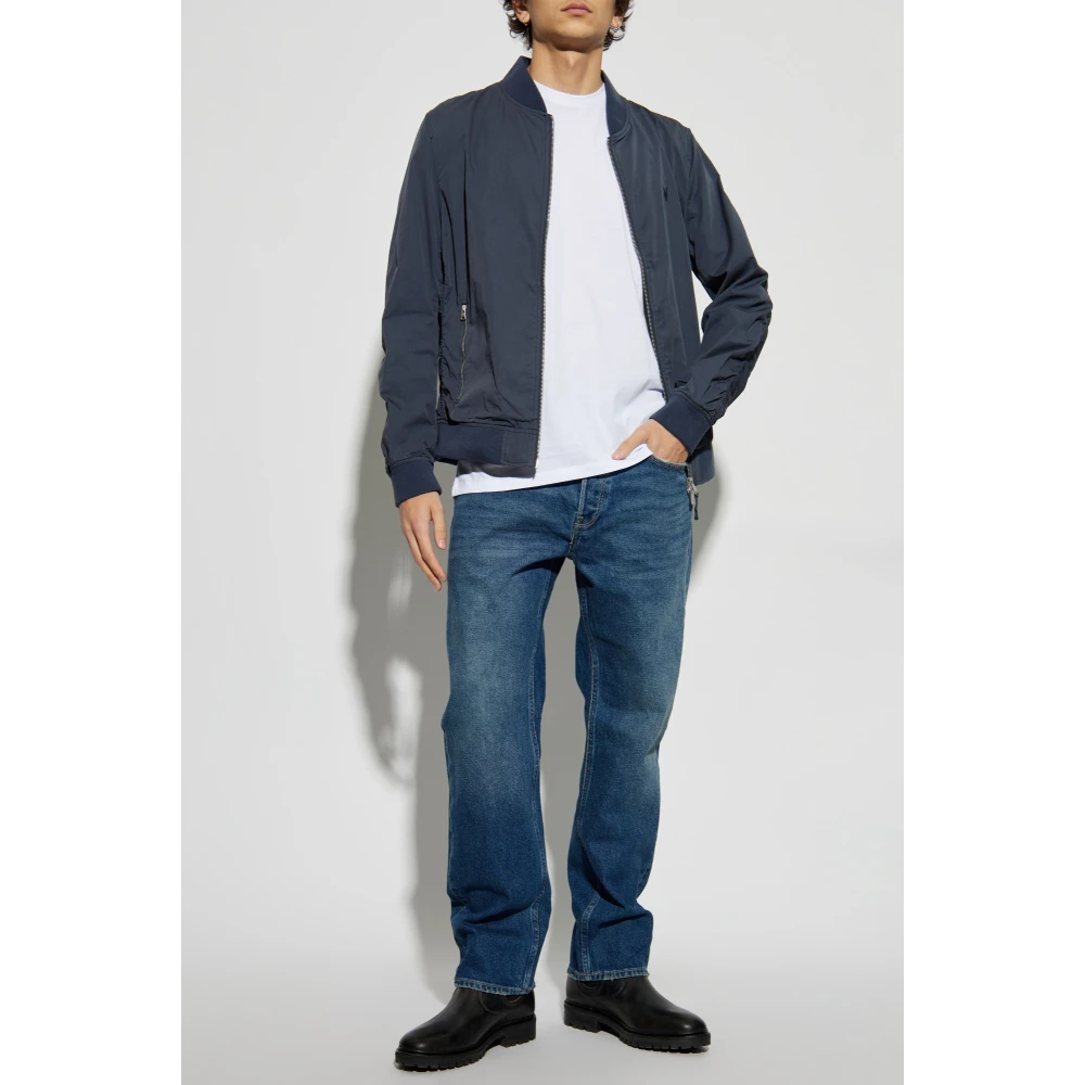 AllSaints Lange mouwen T-shirt Brace White Heren