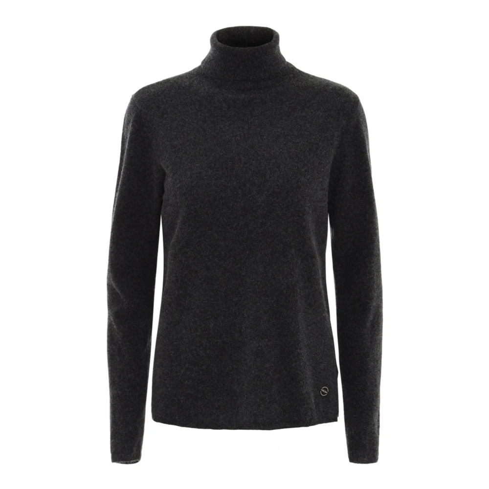 Btfcph Women's Black Cashmere Turtle Neck Pullover Strik 50107 - Turtlenecks - Xs - Knitwear