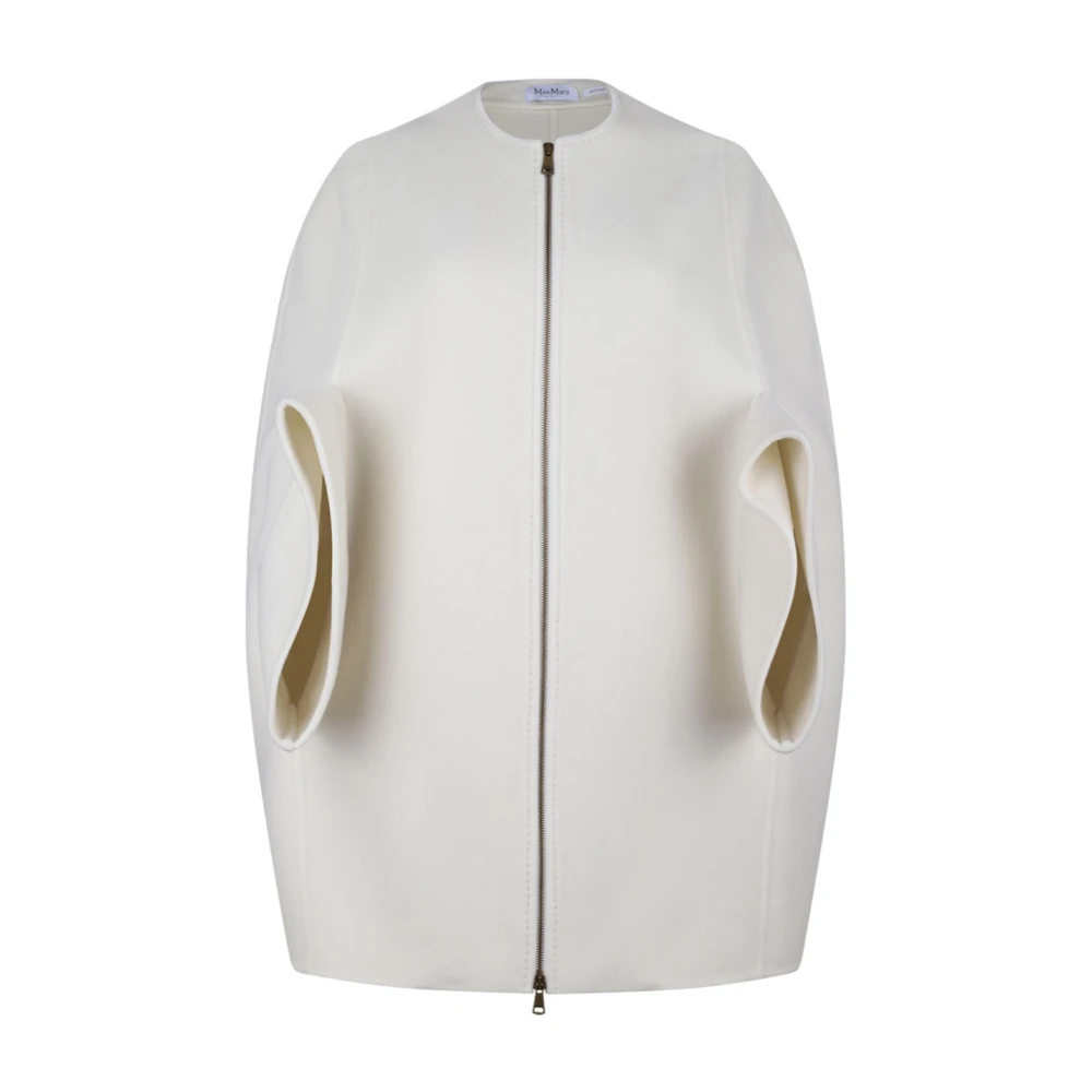 Max Mara Witte Winterjassen White Dames