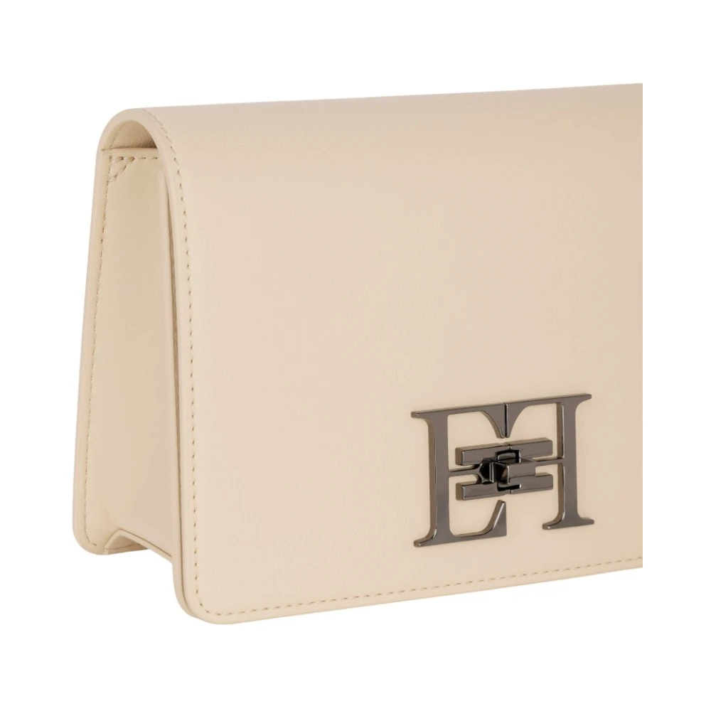 Elisabetta Franchi Stijlvolle Handtas voor Trendy Vrouwen Beige Dames