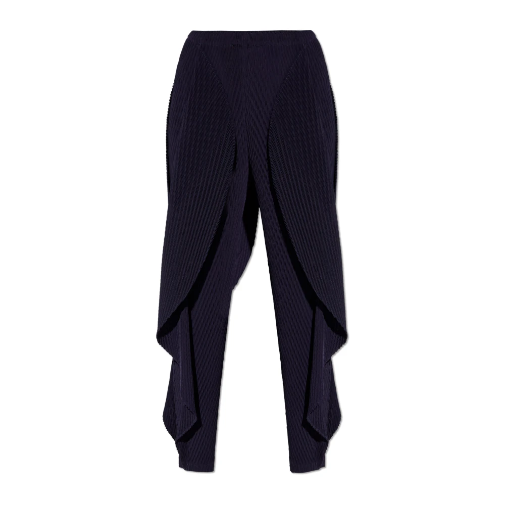 Issey Miyake Geplooide broek Blue Dames