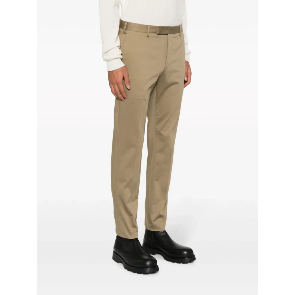 PT Torino Beige Katoenen Broek Beige Heren