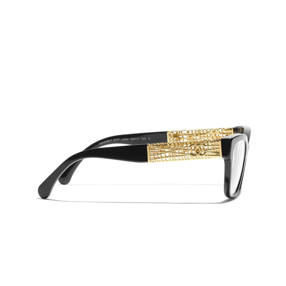 Chanel Stijlvolle Brilmonturen met 3 Jaar Garantie Black Dames