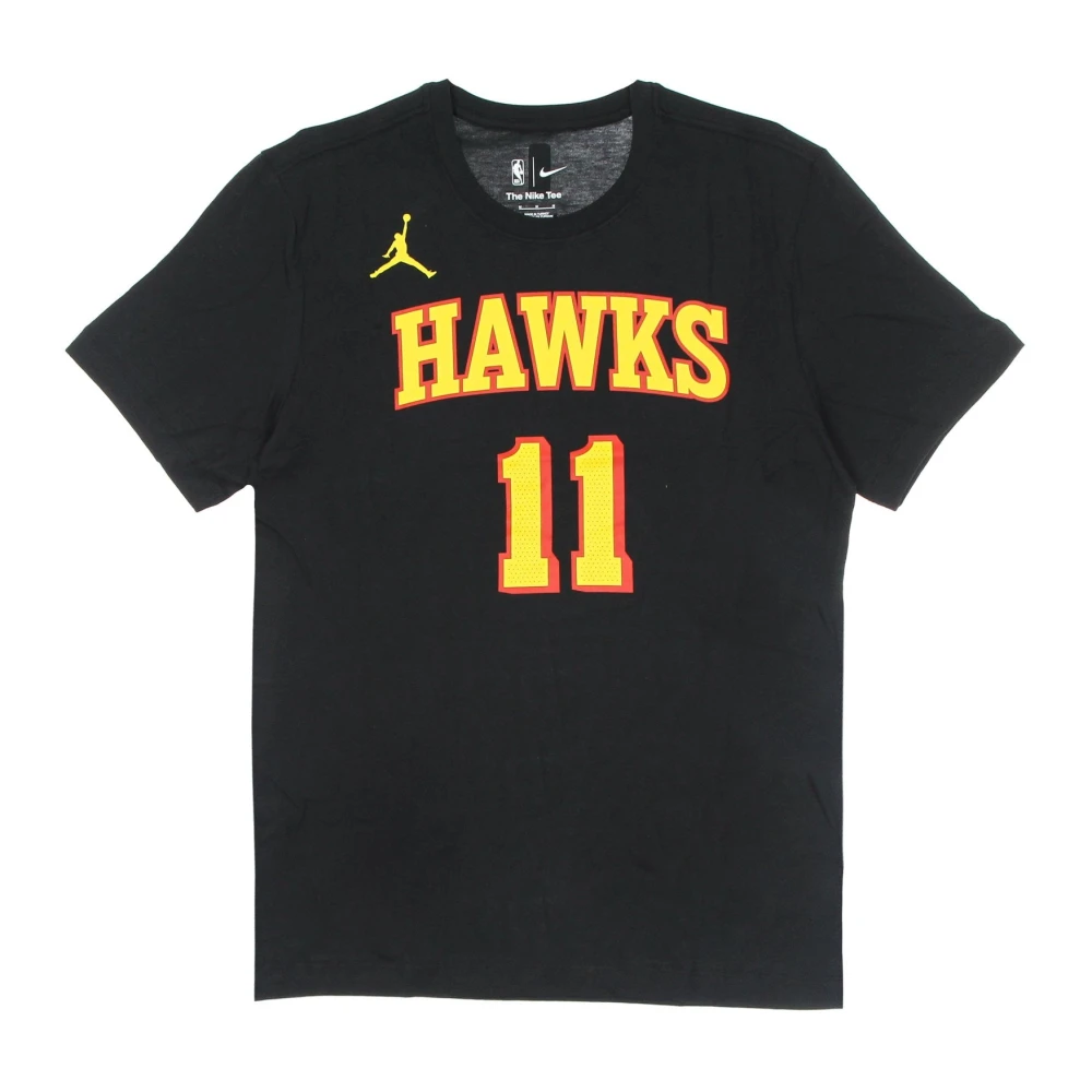 Jordan Trae Young NBA Statement Tee Zwart Black Heren