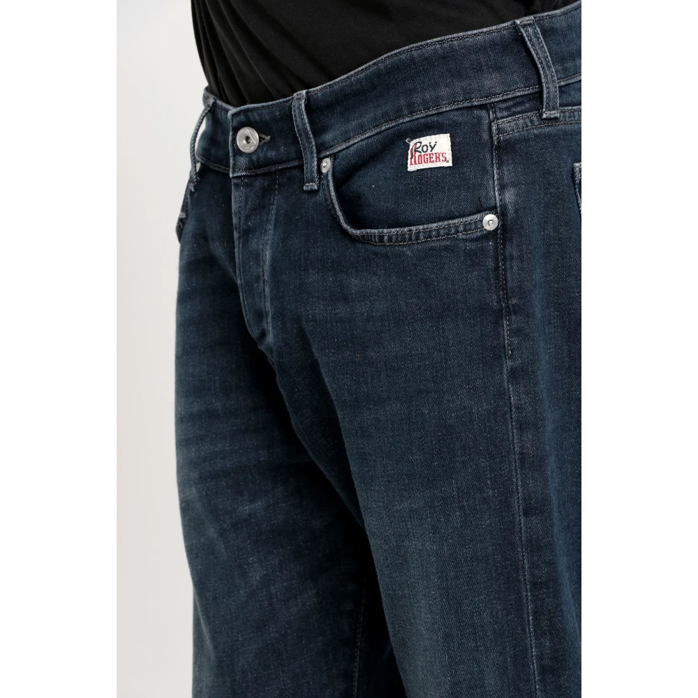 Roy Roger's Donkere Denim Slim Fit Jeans Blue Heren