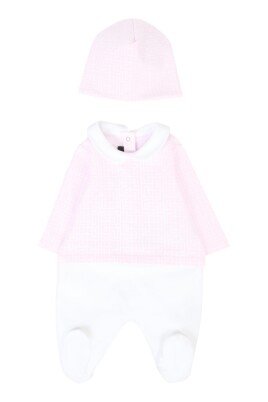 ensemble-body-et-chapeau-en-coton-rose