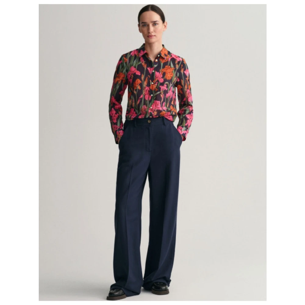 Gant Reguliere zijden blend overhemd Multicolor Dames