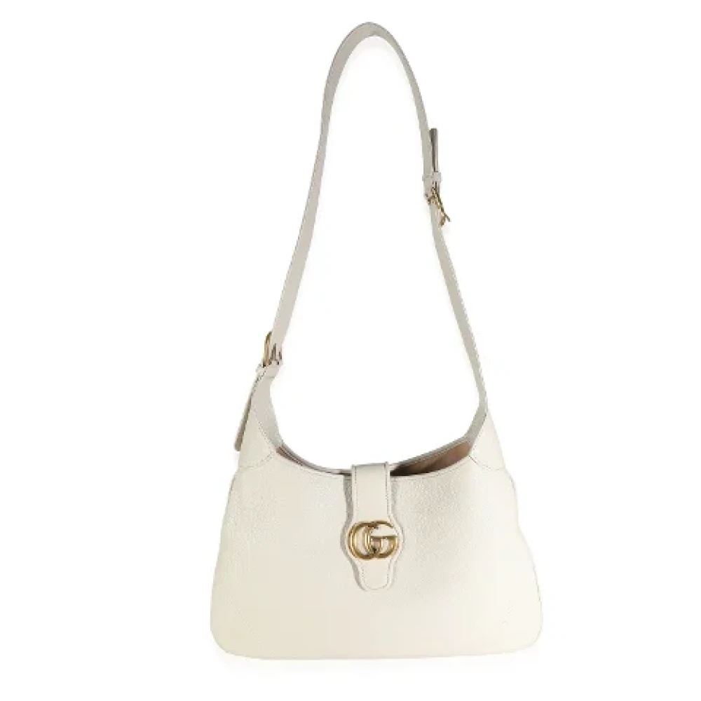 Gucci Vintage Pre-owned Leather gucci-bags White Dames