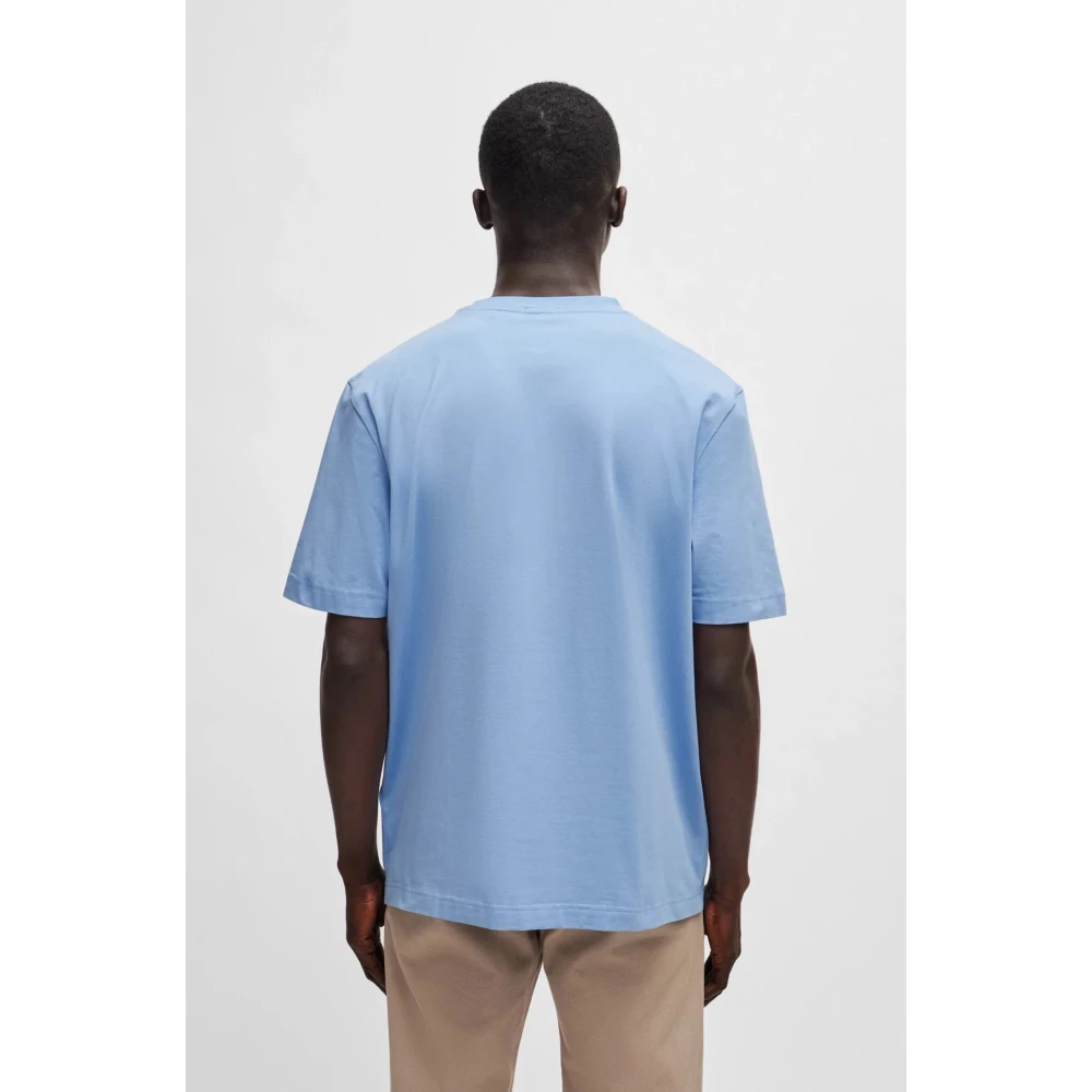 Hugo Boss T-Shirt- Boss MEN Orange Tcup S S Relaxed FIT Blue Heren