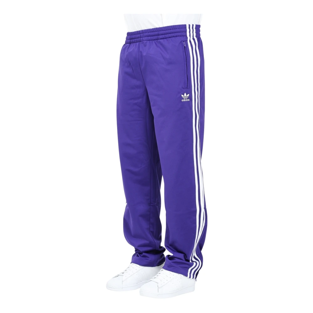 Adidas Originals Firebird Classics Zwarte Sportieve Broek Purple Heren