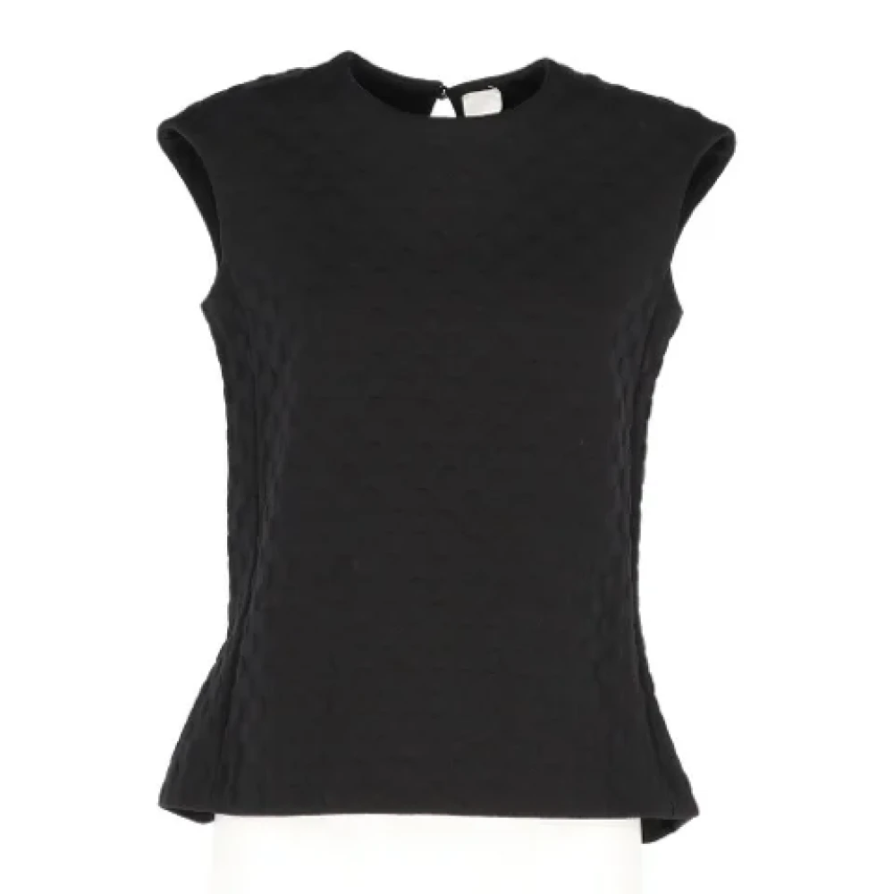 Jil Sander Pre-owned Polyester tops Black Dames