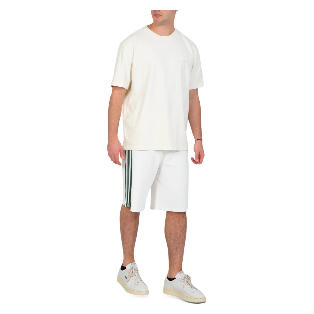 Autry Tonal Logo Tee Beige Heren