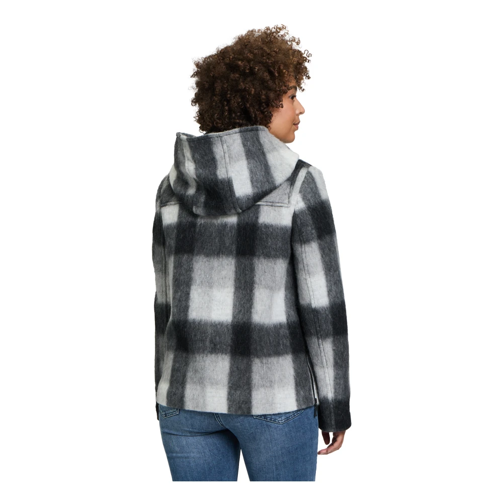 Amber & June Capuchon Duffle Jas Gray Dames