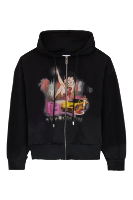 Betty Boop Zip Hoodie