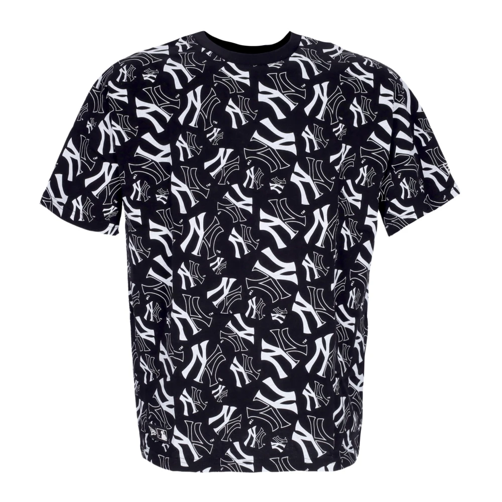 New era MLB Team All Over Print Tee Black Heren