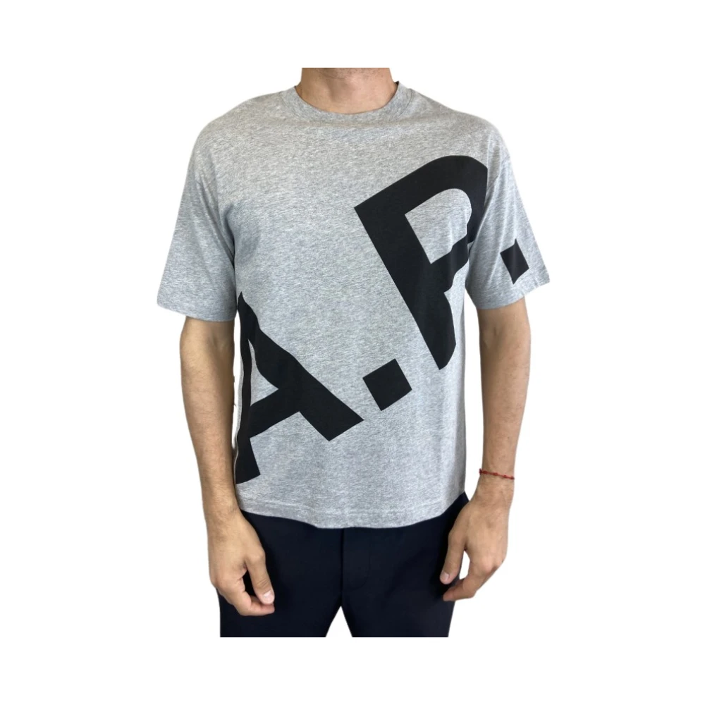 A.p.c. Stijlvol Grijs T-shirt Gray Heren