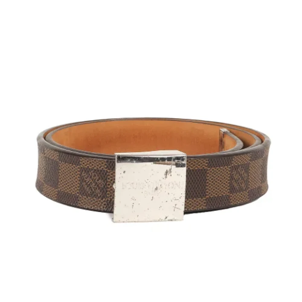Louis Vuitton Vintage Pre-owned Leather belts Brown Heren