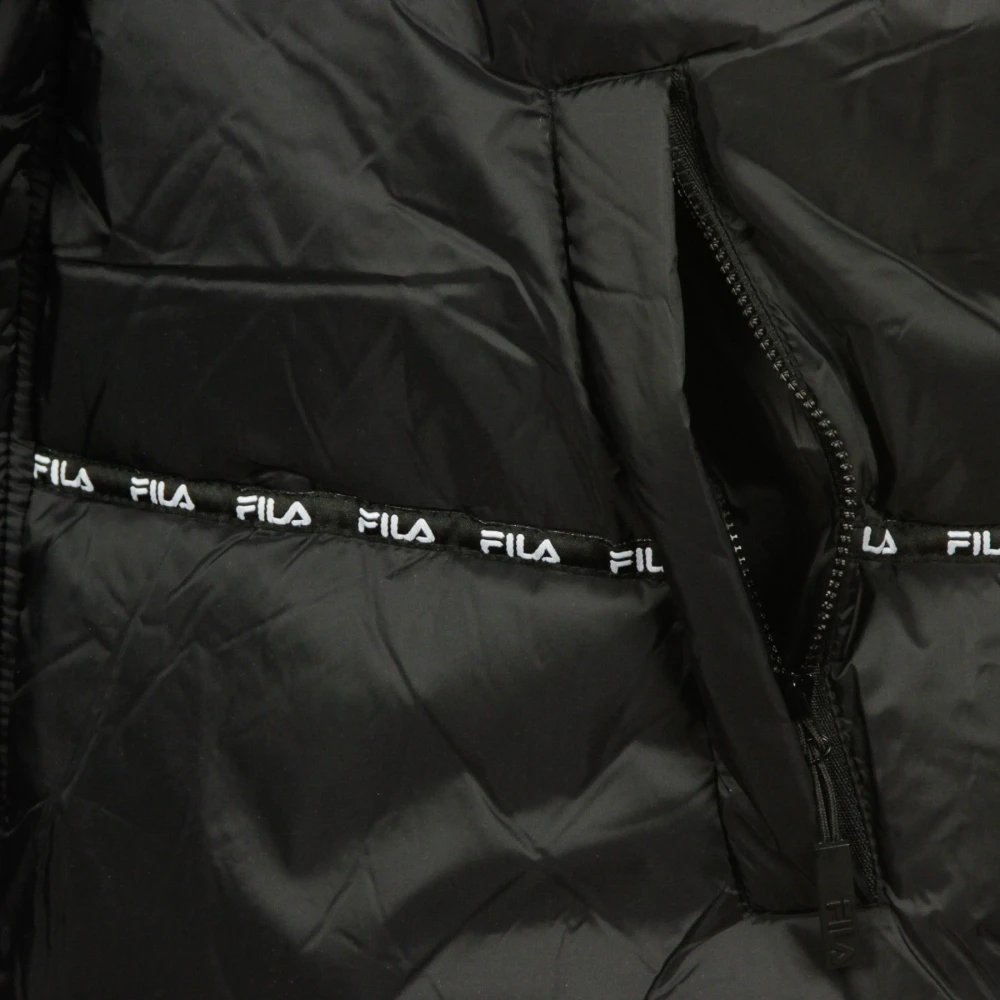 Fila Zwarte Donsjas voor Mannen Black Heren