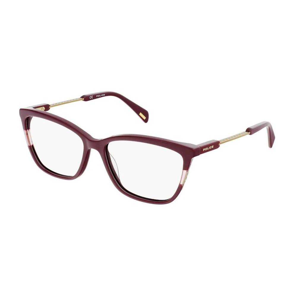 Police Burgundy CatEye Bril voor Vrouwen Brown Dames