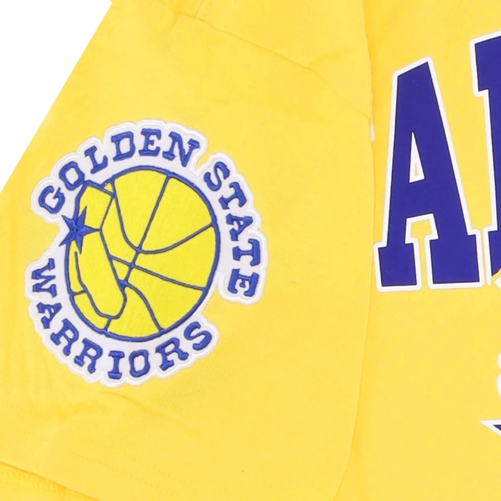 Mitchell & Ness NBA Team Origins T-Shirt Yellow Heren