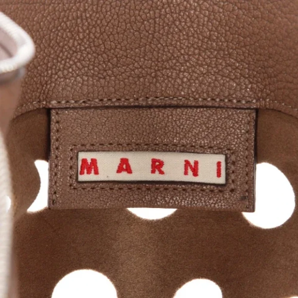 Marni Pre-owned Leather shoulder-bags Brown Dames
