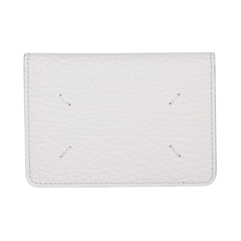 Maison Margiela Stijlvolle Leren Kaarthouder White Heren
