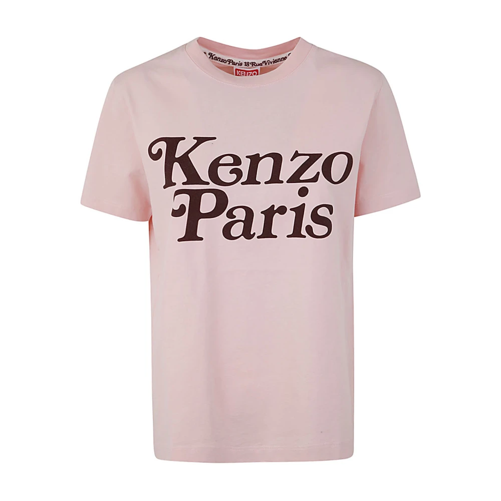 Kenzo Verdy Loose T-Shirt Pink Dames