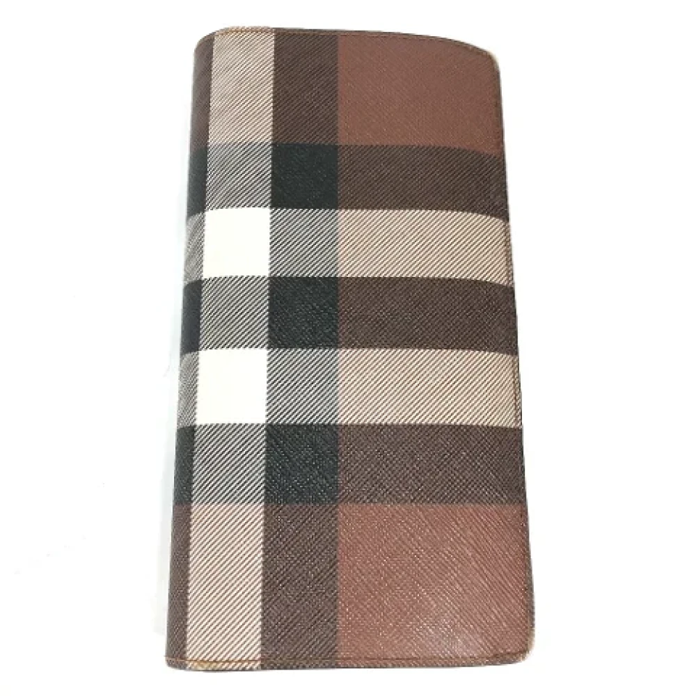 Burberry Vintage Pre-owned Leather wallets Brown Dames