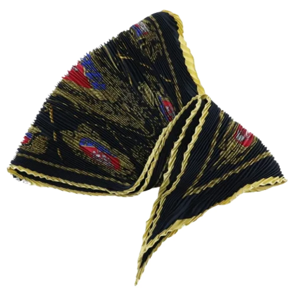 Hermès Vintage Pre-owned Silk scarves Black Dames