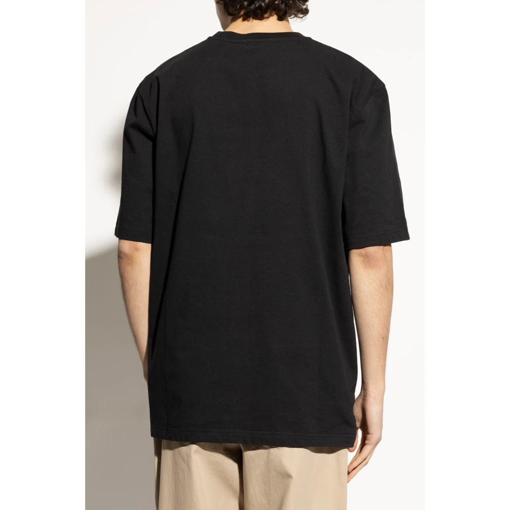 Marni T-shirt met logo Black Heren