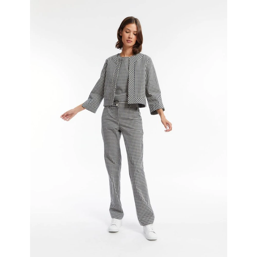 Ines De La Fressange Paris Charlus Vichy jas Black Dames